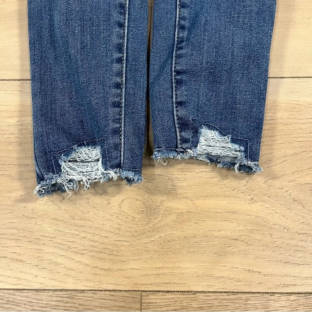 Old Navy Girls Rockstar 360 Stretch Ripped Jeggings Jeans